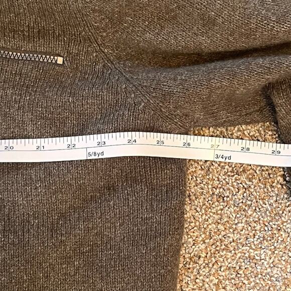 Guide Series Lined Wool Full Zip Windstopper Sweater Jacket Green Mens XLT - Picture 4 of 7